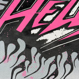 Felpa con cappuccio HLSTR Future Flame Grey/Rosa