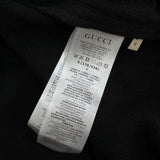 Felpa con cappuccio GG nera Monogramma nero