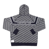 Felpa con cappuccio CD Monogram Knit