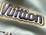 Giacca LV in pelle e lana Varsity