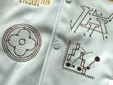 Giacca LV in pelle e lana Varsity