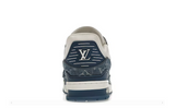 SCARPA DA STIVALETTO MONOGRAM DENIM BIANCO BLU