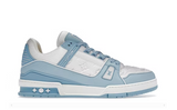 SCARPA DA GIOCO BASSA BIANCA AZZURRA CIELO