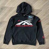 Felpa con cappuccio HLSTR Sport Logo nera