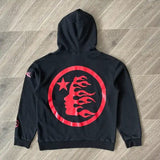 Felpa con cappuccio HLSTR Sport Logo nera