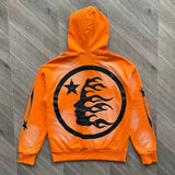 Felpa con cappuccio HLSTR Fire Orange