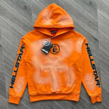 Felpa con cappuccio HLSTR Fire Orange