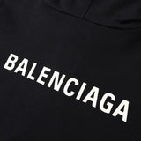 Felpa con cappuccio BLNCG Classic Logo nera BL008