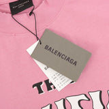 Maglietta BLNCG con slogan grafico rosa anticato
