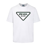 T-shirt PRD Milano Triangle Logo Bianca