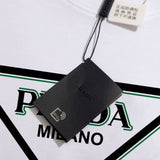 T-shirt PRD Milano Triangle Logo Bianca