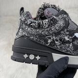 Monogramma Swarovski nero Skate