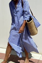 Sofia | Camicia Abito con Righe Intramontabili e Comfort Elegante