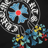 Maglietta CHRM HRTS con logo floreale