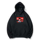 Felpa con cappuccio SPRM Goku nera grafica SP017
