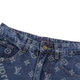 Pantaloni LV X SPRM in denim monogramma