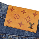 Pantaloni LV X SPRM in denim monogramma