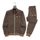 FND Set Tuta Monogramma Beige