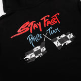 Felpa con cappuccio CHRM HRTS Race Team Graphic nera CH078