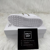 Sneaker VLTN Rockstud Bianco Oro