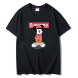 Maglietta SPRM con grafica cartoon nera