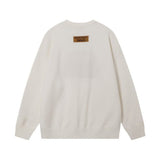 Maglione LV con logo in maglia