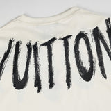T-shirt LV Brushstroke Logo bianca