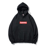 Felpa con cappuccio SPRM Box Logo nera