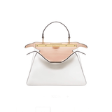BORSA PEEKABOO ISEEU MEDIA IN PELLE DI VITELLO BIANCA