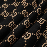 Felpa con cappuccio GG Track Monogram Nero GC105
