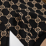 Felpa con cappuccio GG Track Monogram Nero GC105