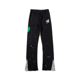 Pantaloni GLRY DPT in denim dipinto