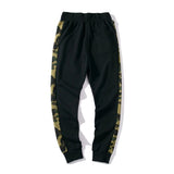 Pantaloni da jogging BP WGM Camo Stripe neri