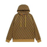Felpa con cappuccio FND Monogram