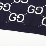 Maglione GG Monogram Knit Navy