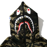 Felpa con cappuccio BP Shark Camo OVO Nero (REVERSE)