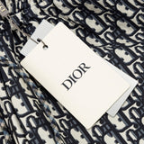 Pantaloncini CD Monogram con strisce laterali blu navy