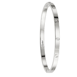 BRACCIALE THIN LOVE ORO BIANCO