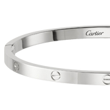 BRACCIALE THIN LOVE ORO BIANCO
