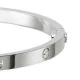 BRACCIALE THIN LOVE ORO BIANCO