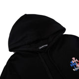 Felpa con cappuccio CHRM HRTS con design a croci colorate CH076