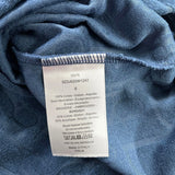 Maglietta CD con monogramma in rilievo blu navy