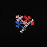 Felpa con cappuccio CHRM HRTS con logo a croce multicolore CH079