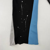 Pantaloni GLRY DPT neri con schizzi di vernice GD001