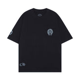 Maglietta CHRM HRTS con logo Triple Cross nera