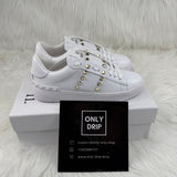 Sneaker VLTN Rockstud Bianco Oro
