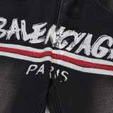 BLNCG Jeans Paris Logo grafico nero