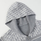 Felpa con cappuccio CD Monogram Knit