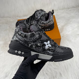 Monogramma Swarovski nero Skate