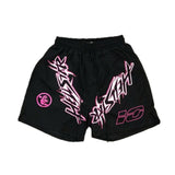 Pantaloncini sportivi in nylon cerato HLSTR neri